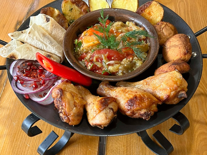 Садж с курицей